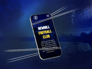 Newhill FC's new website