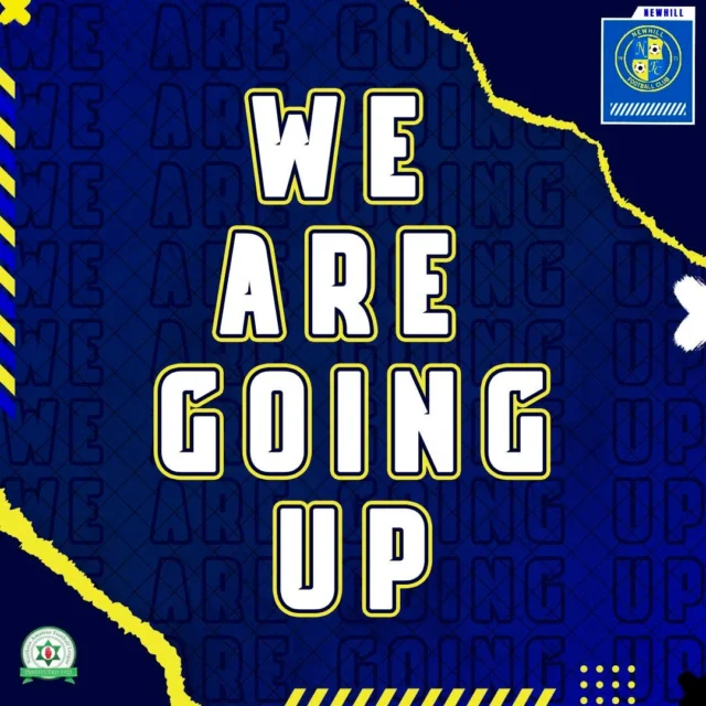 ❗️PROMOTION!!❗️

WE ARE GOING UP ⬆️ 

Newhill FC are officially heading to NAFL 2A!

A huge achievement for the club, players, and coaching panel — thank you to everyone who’s supported us this season.

#UppaHill 💙💛⚽️