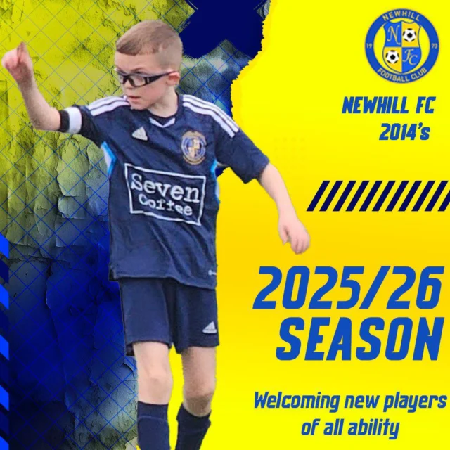 📣 New Players Welcome!
Our 2014s are on the lookout for new talent to join the squad! ⚽💙

Training takes place every Monday & Wednesday, 6–7pm at Falls Park 4G, starting from next week. Come along, get involved, and be part of a great team with a brilliant group of coaches and players!

#Newhill2014s #JoinTheTeam #YouthFootball #BelfastFootball #PlayerDevelopment